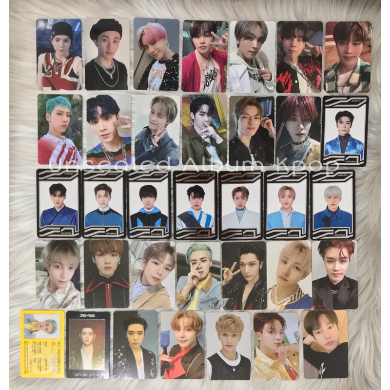 NCT2021 Universe Photocard PC UC Card Jewel Case Jaehyun Yuta Kun Johnny Jisung Ten xiaojun mark sun