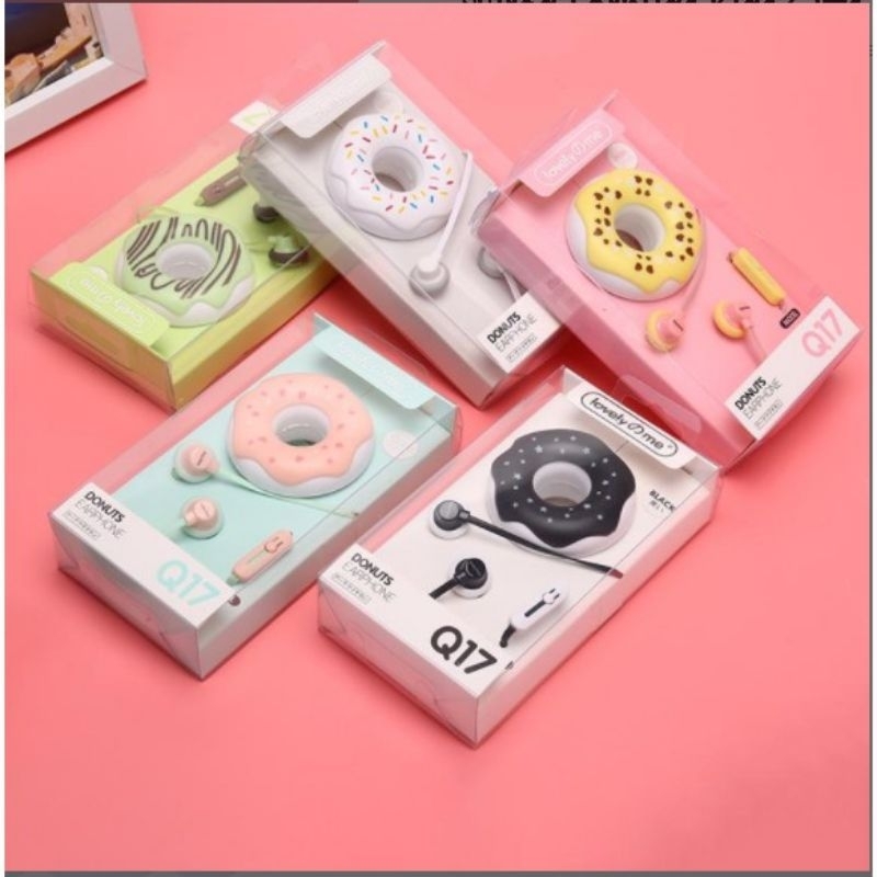 EARPHONE LUCU SWRI DONUT PLUS WADAHNYA