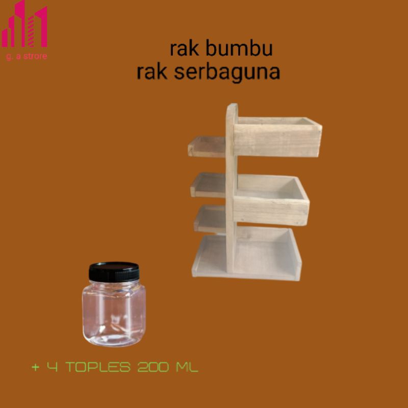 rak bumbu dapur tingkat /tempat bawang merah, bawang putih