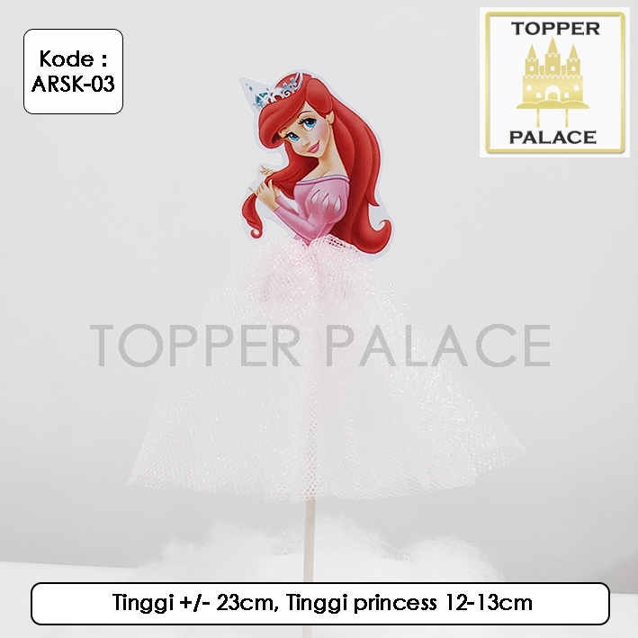 

Cake topper Princess l Cupcake topper Ariel Little Mermaid