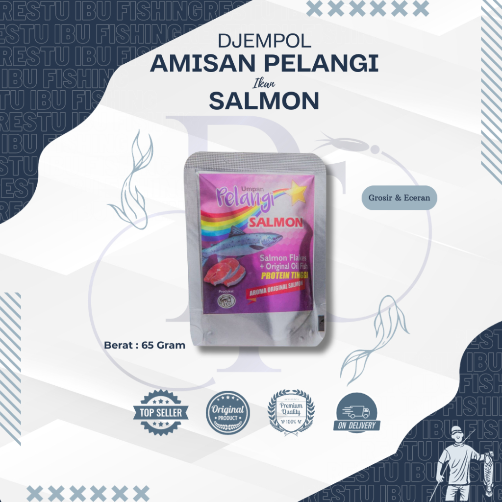 Amisan Djempol Pelangi ikan SALMON