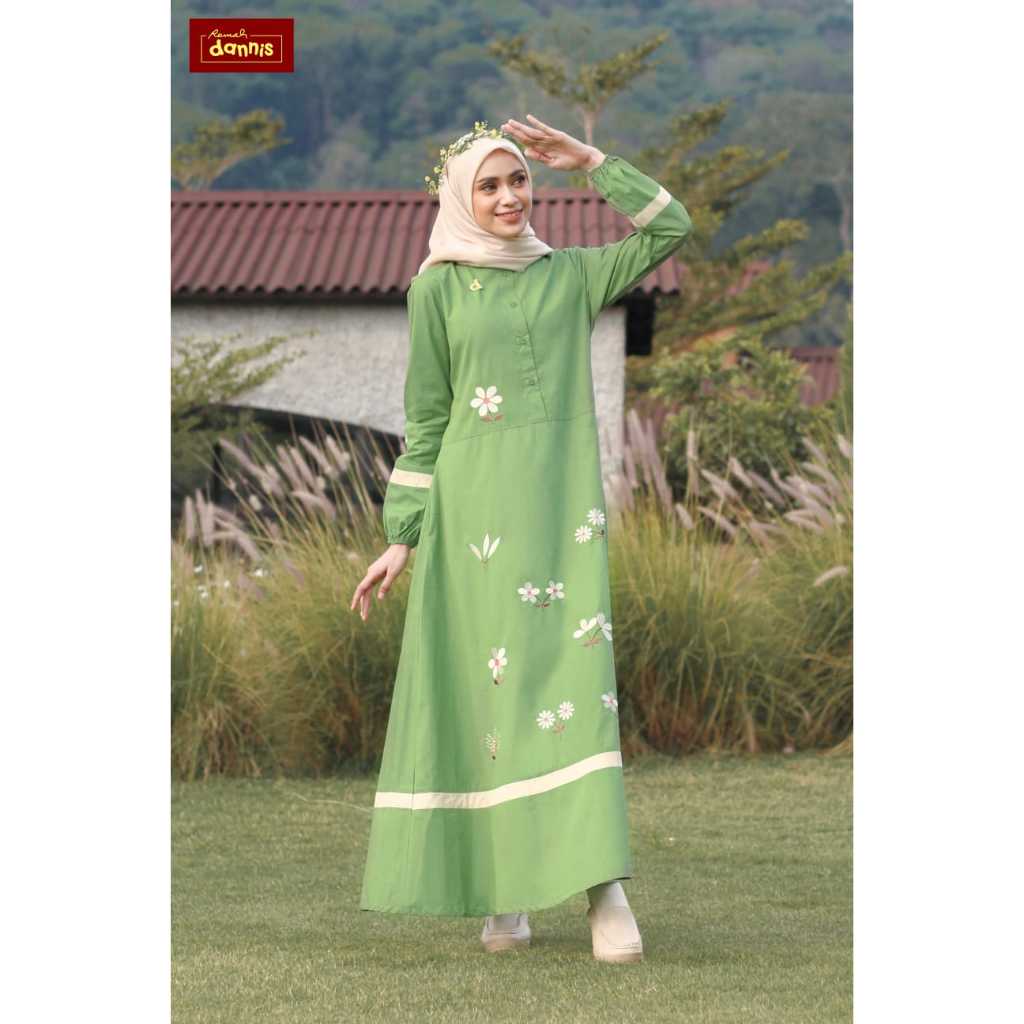 Baju Dannis Terbaru Abaya Dewasa D' Camelia Sarimbit Couple Keluarga Size XS