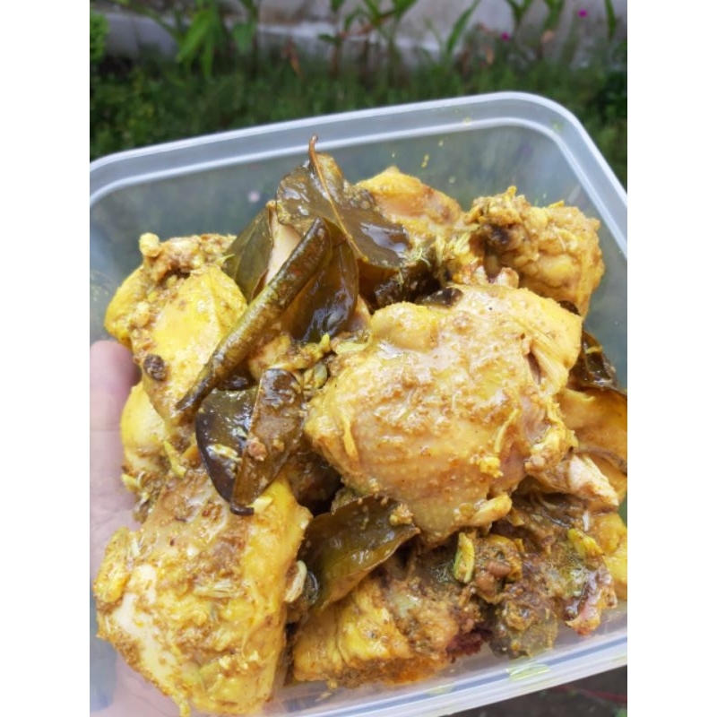 

ayam ungkep kuning homemade enak frozen food siap olah