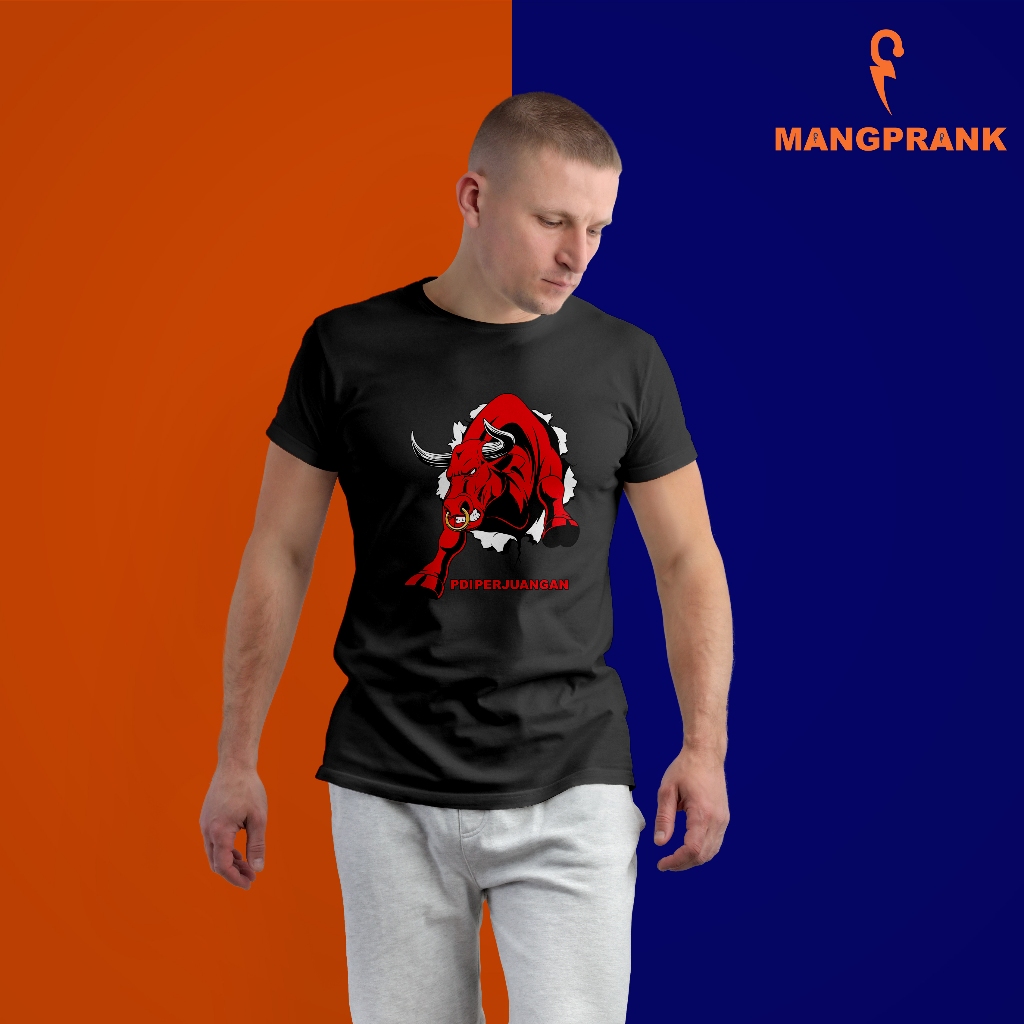 Baju Kaos Distro Partai PDI-4 Keren Bisa Custom Termurah Laris