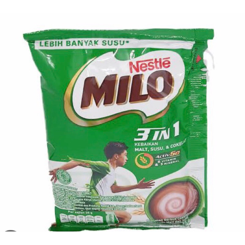 

Milo 3 in 1 Activ Go Renceng @34gr