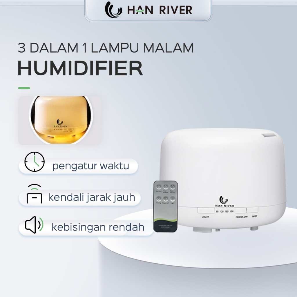HAN RIVER Diffuser HRXXJ01 Humidifier putih Image 2