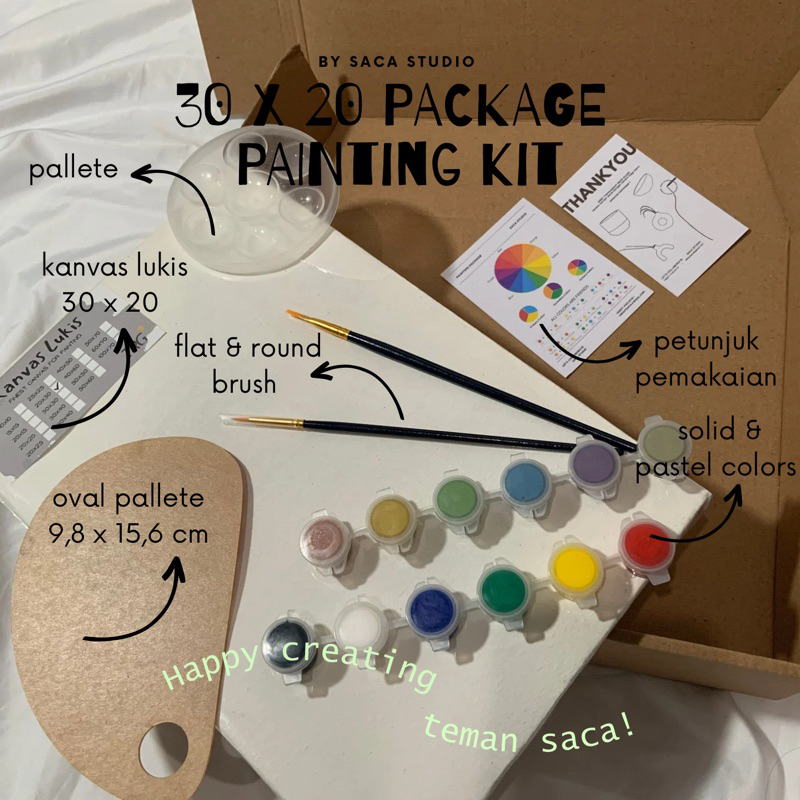 

PAINTING KIT 30 x 20 by Saca Studio