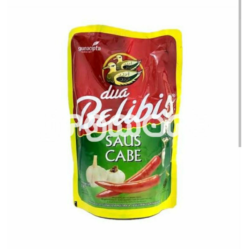 

DUA BELIBIS SAUS CABE POUCH 1 KG Saus sambal