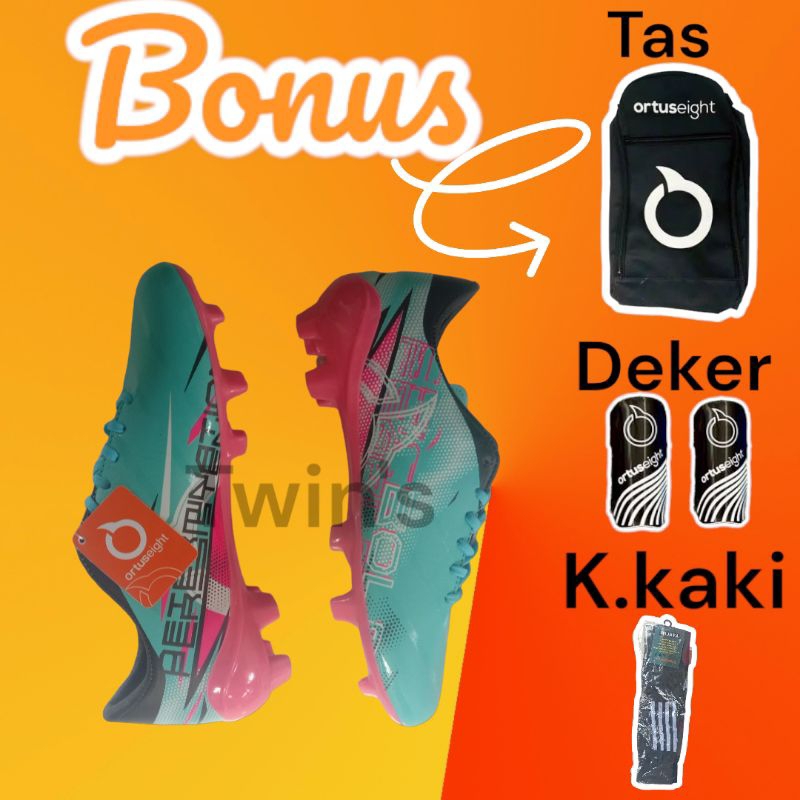 SEPATU BOLA PAKET KOMPLIT SEPATU OLAHRAGA GRATIS TAS|DEKER|KAOS KAKI