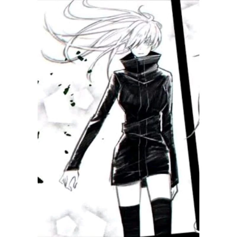 Anime jujutsu kaisen gojo satoru cosplay costum woman leather sexy