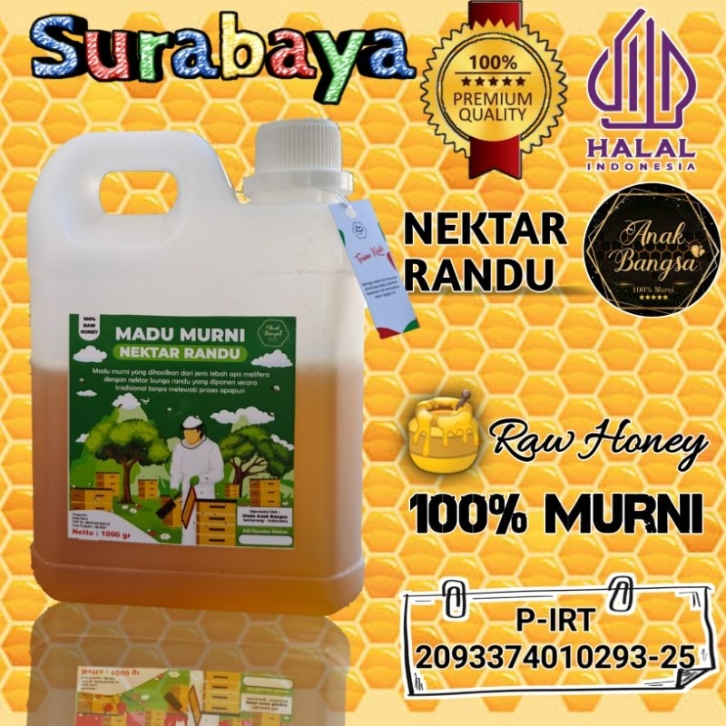 

MADU MURNI NEKTAR RANDU 1KG | MADU ANAK BANGSA