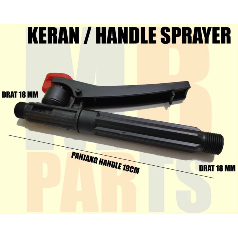 KERAN SPRAYER / KRAN KNAPSAK / HANDLE sprayer / PENCETAN MESIN SEMPROT ELEKTRIK