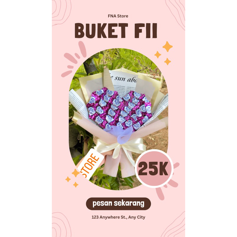 

Buket permen Love-BuketFii