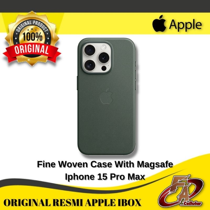 Fine Woven Case Apple Iphone 15 Pro Max - Original Resmi Ibox