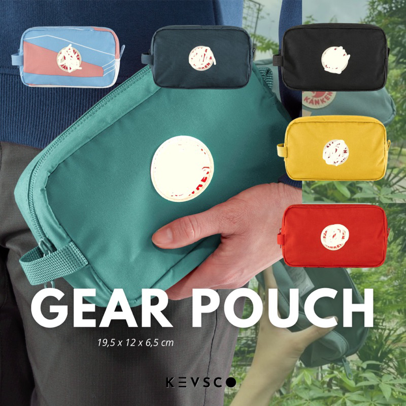 

[READY/COD] K4n k3n Gear Bag - pocket pouch toiletries tempat kotak pensil kanken gear clutch