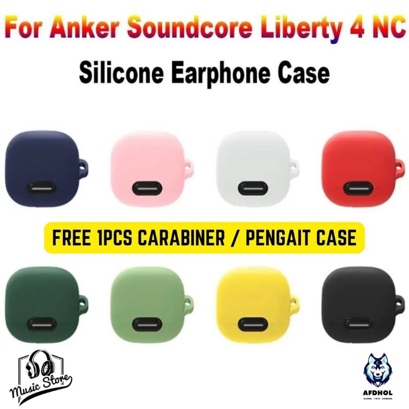 BUMPER TPU SOFT CASE ANKER SOUNDCORE LIBERTY 4 NC CASING COVER SILICONE TRUE WIRELESS EARBUDS ANKER 