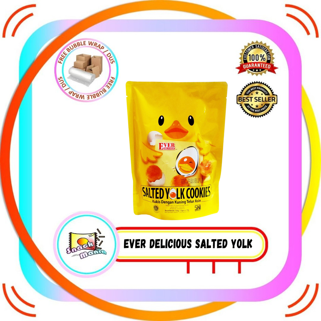 

Ever Delicious Salted Yolk Cookies 150 gr Kukis Telur Asin
