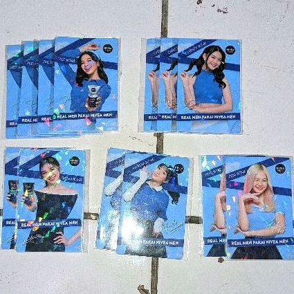 (GRATIS ONGKIR)Photocard Jkt48 Nivea Marsha, Shani, Christy, Zee &Feni LIMITED