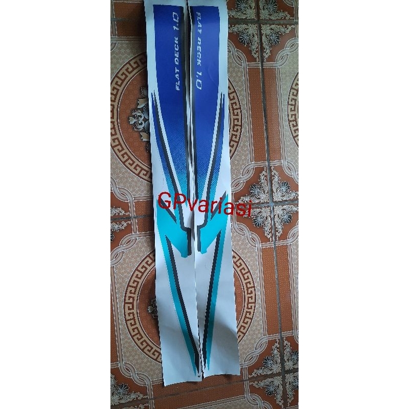 

stiker carry 1.0 pick up/flatdeck 10//list bodi flat deck pickup