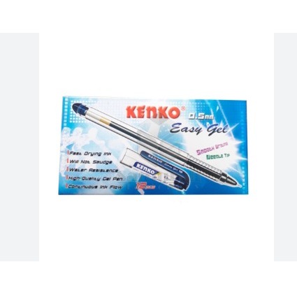 

Gel Pen/Pulpen Gel/Ballpoint KENKO Easy Gel 0,5 Biru
