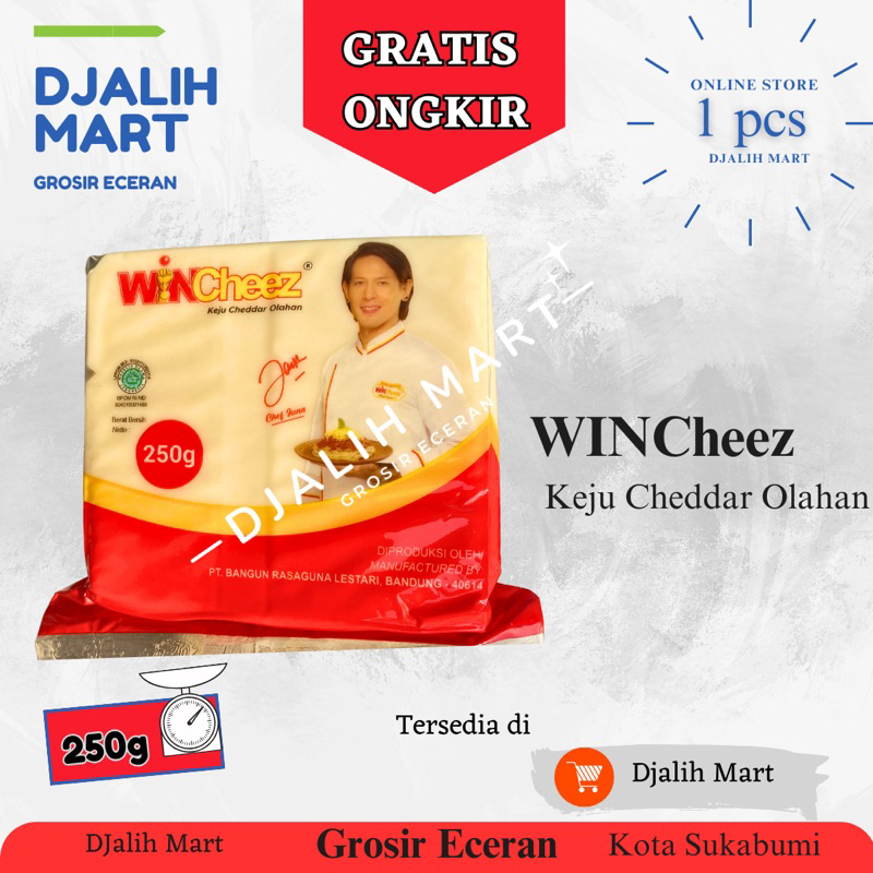 

Keju Cheddar Win Cheez Keju 250g