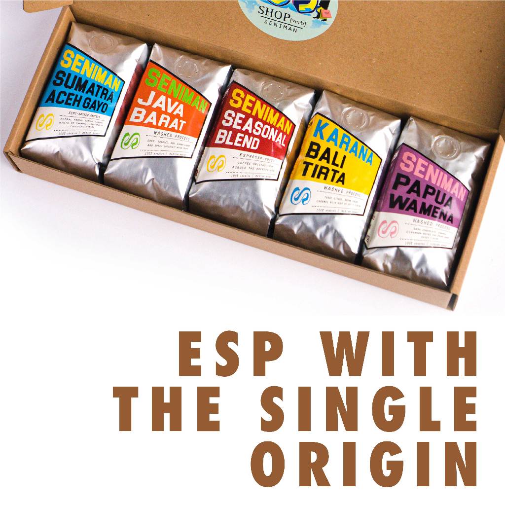 

ESP With The Origin / 5 pack of 125 gr Coffee Bean Arabica - Seniman Coffee Beans