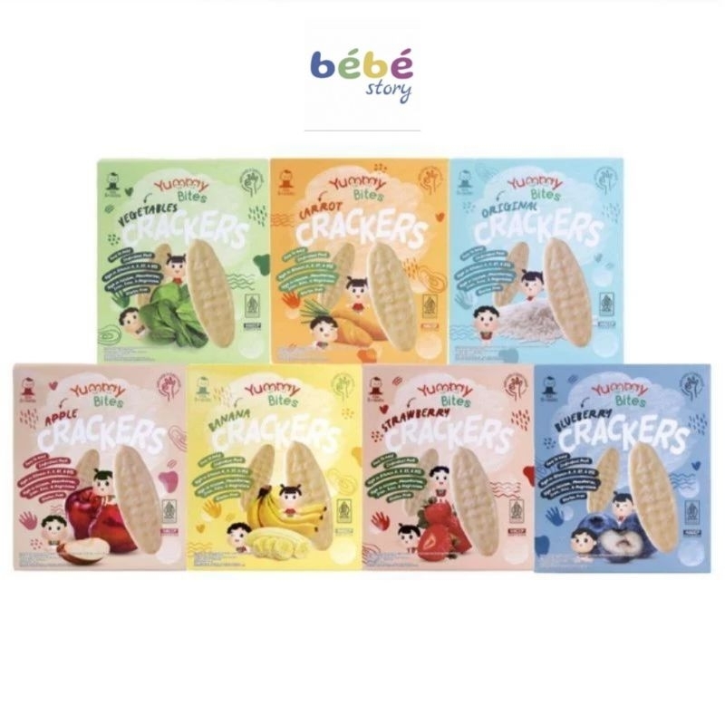 YUMMY BITES CRACKERS 6M+ / CEMILAN BAYI 6BULAN+