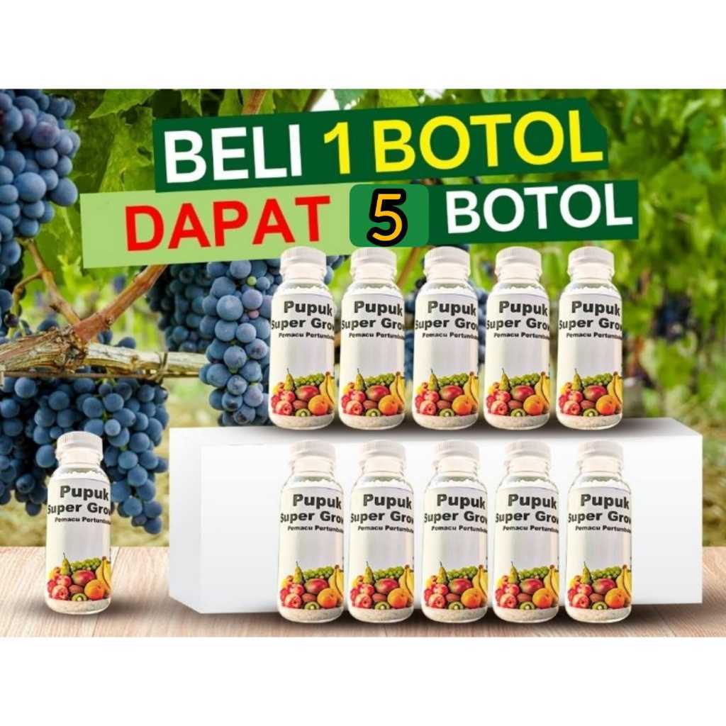 Pupuk super grow Beli 1 free 4 Botol