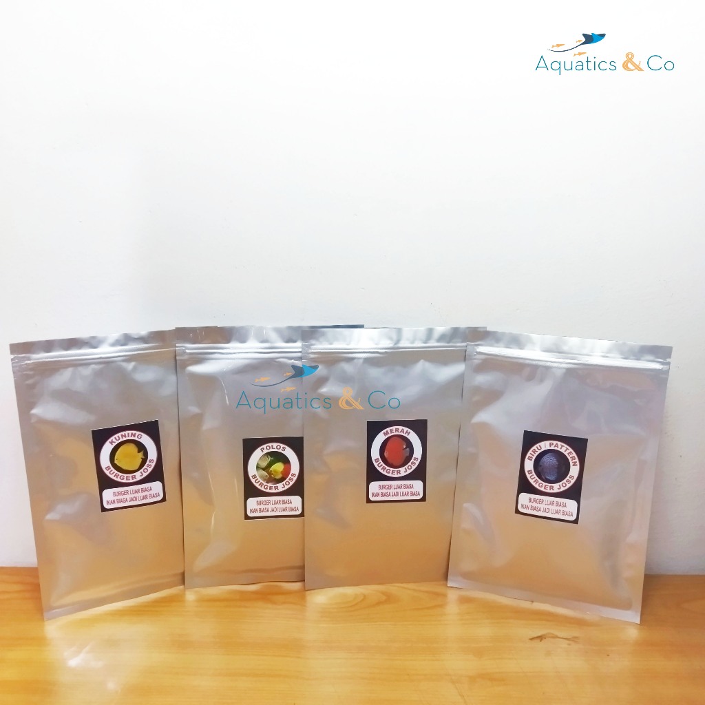 Ki Alai Burger Joss Makanan Pakan Ikan Discus 100gr Frozen Food Beku