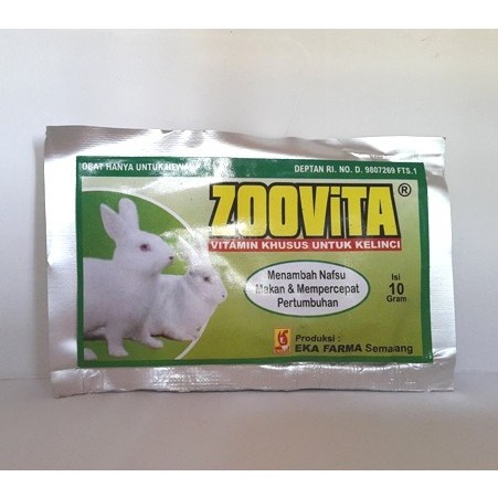 ZOOVITA-Vitamin penambah nafsu makan kelinci