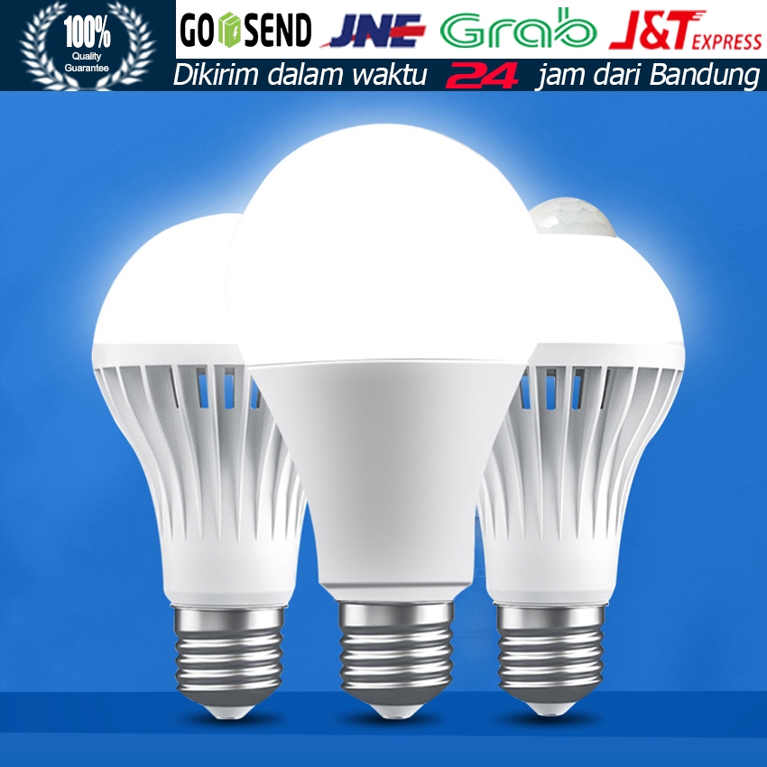 Lampu Sensor Gerak / Lampu Sensor Inframerah Manusia LED / Lampu Bohlam LED Dengan Sensor Radar Ambi