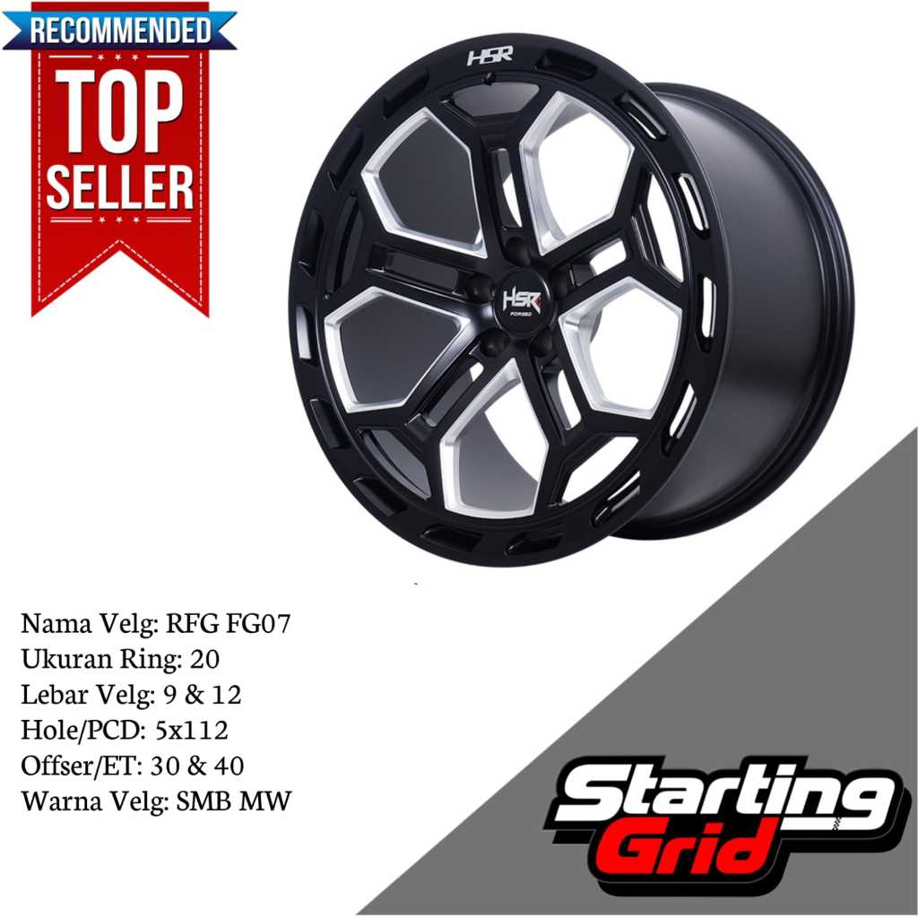 Velg Mobil HSR Forge Ring 20 Untuk Mercedes Benz, Audi, Glory 580, Beetle new, Golf new - Free Ongki