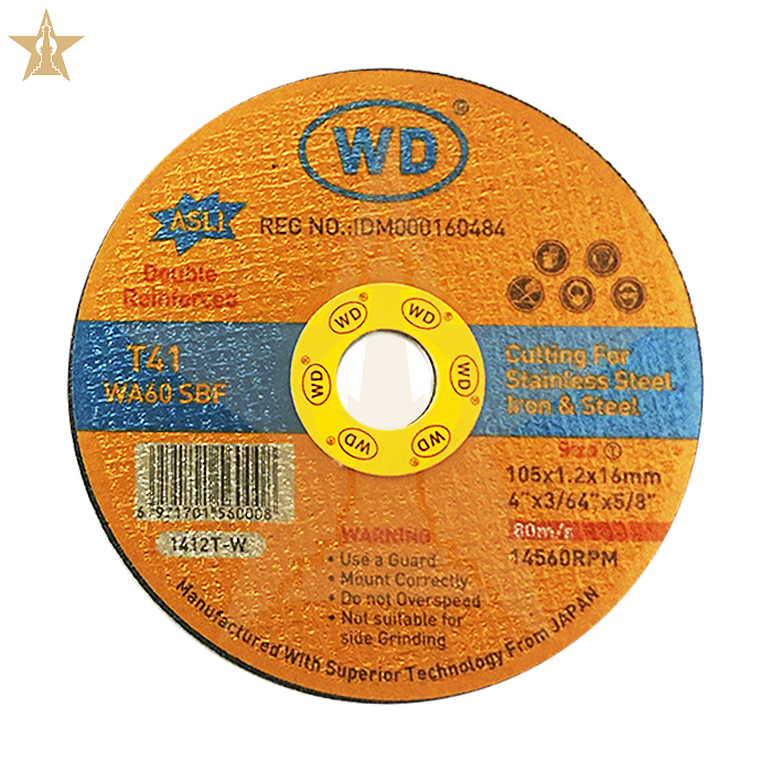 WD Batu Kating Untuk Potong Besi Dan Stainlesss Cutting tipis WD 4 GURINDA WD 4 INCH ORIGINAL