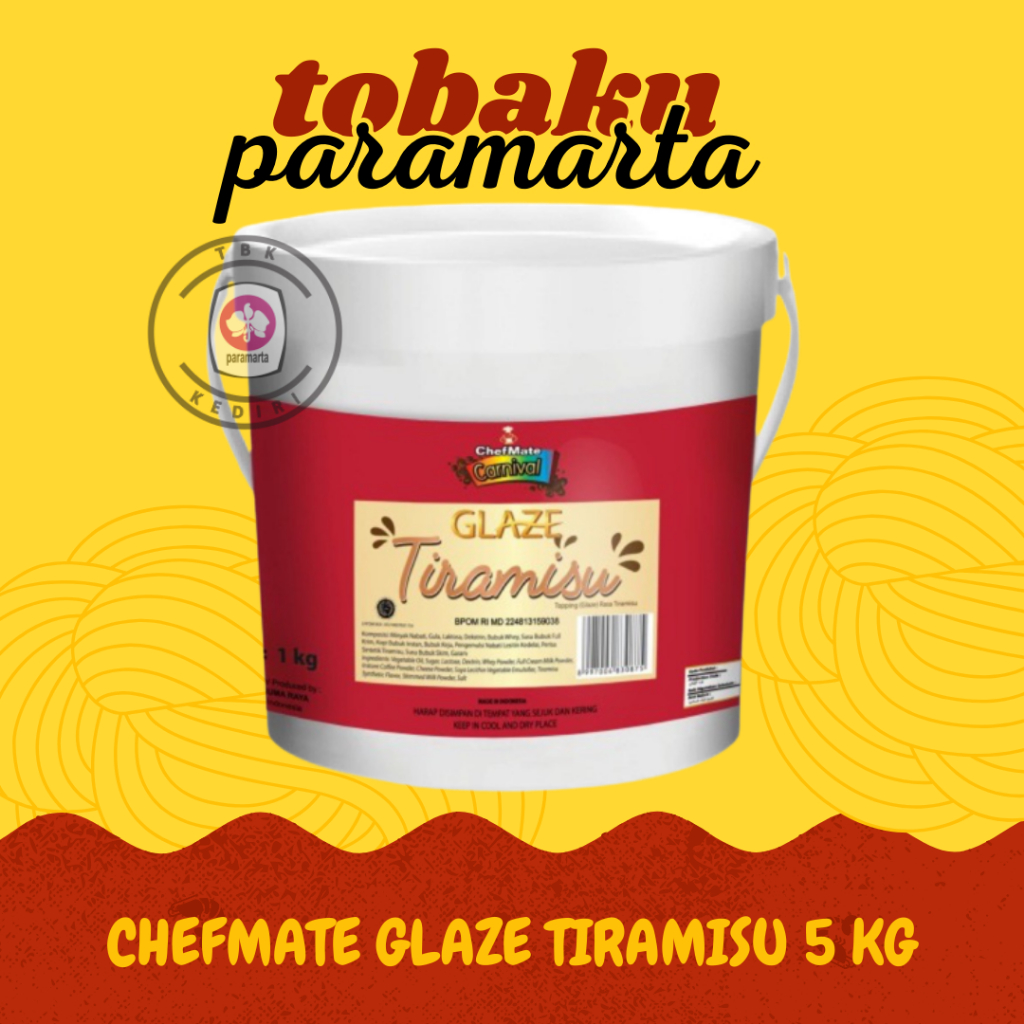

GLAZE TOPPING CHEFMATE GLAZE 5 KG / GLAZE DONAT OLESAN ROTI SELAI / GLAZE MURAH / CHEFMATE GLAZE PROMO MURAH