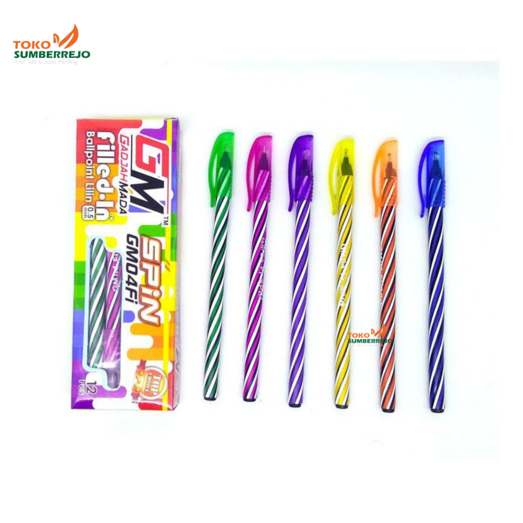 

Bulpen lilin 1 box isi 12 pcs / pulpen ulir / ballpoint / pulpen