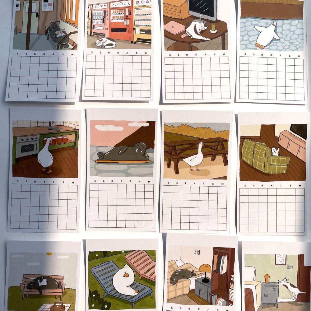 

TULISAE Blank Calendar / Kalender Kosong