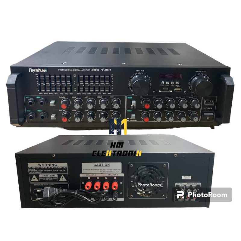 Power Amplifier Firstclass FC A 1950 Ampli bluetooth