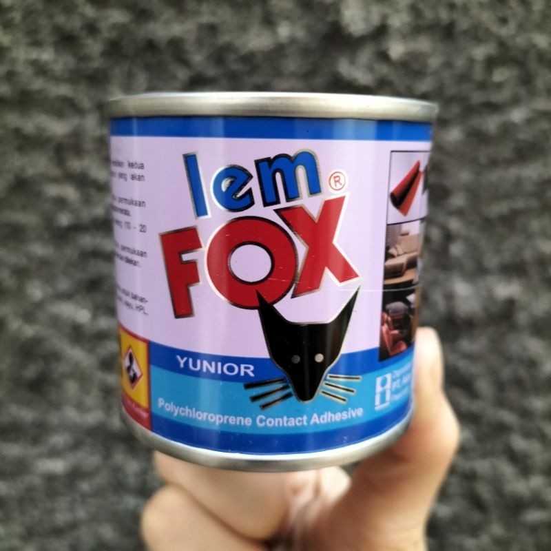 Lem FOX kaleng 70gr- biru