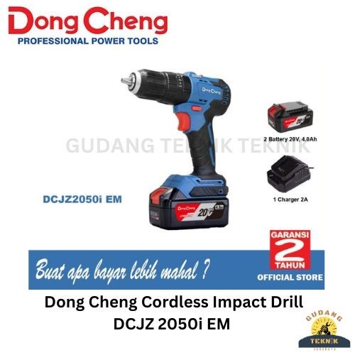 Dong Cheng DCJZ2050iEM Mesin Bor / DCJZ 2050 i Cordless Impact Drill