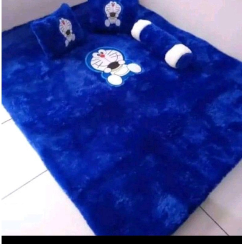 Surpet Kasur karpet bulu murah motif karakter bahan rafsur