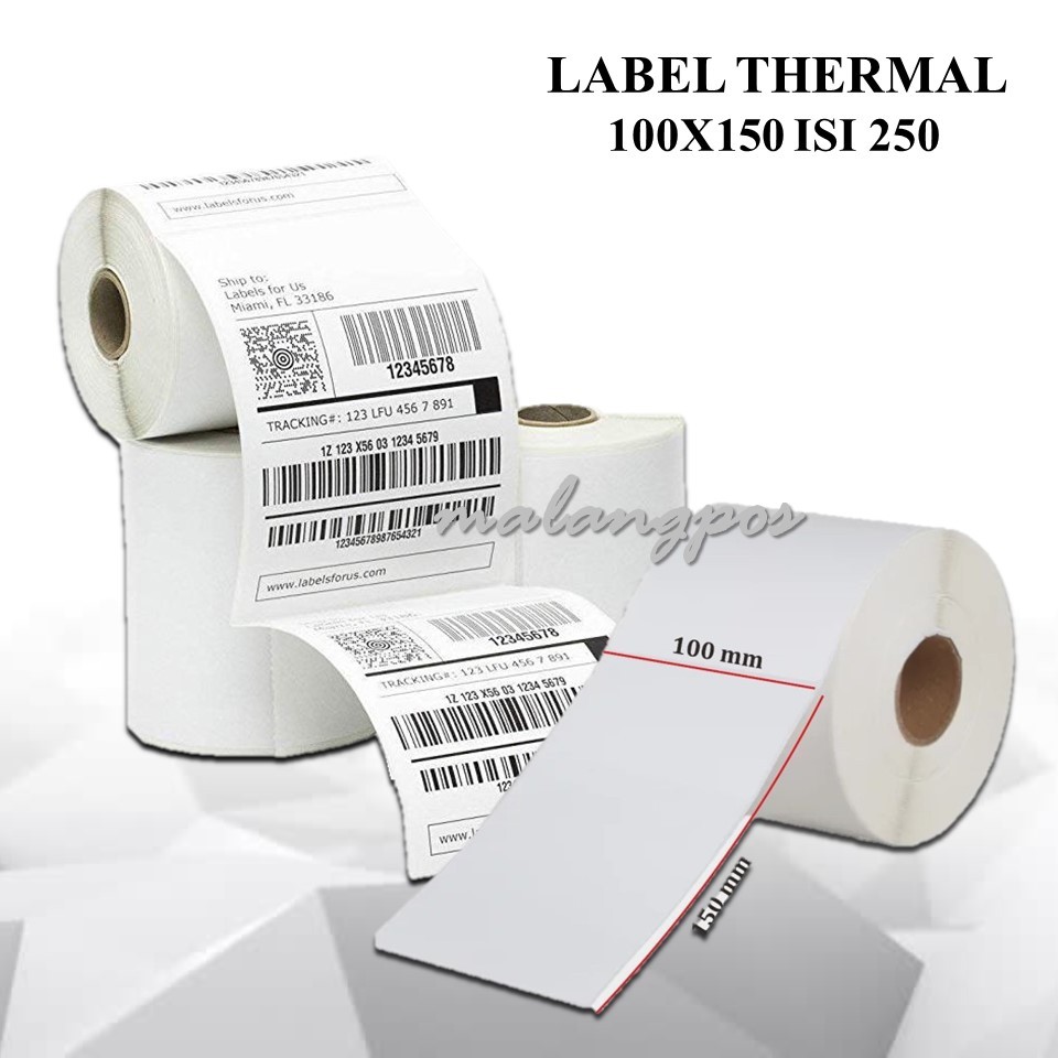 

Promo Label Thermal 100x150 Kertas Sticker Printer Barcode Xprinter Isi 250 Pcs A6