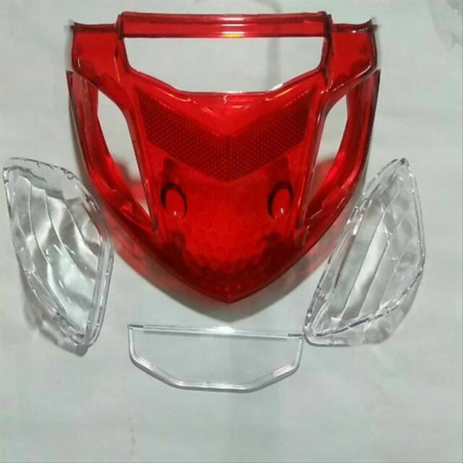 Narita-Mika Stop Supra Fit New Merah Putih (Lampu Belakang)