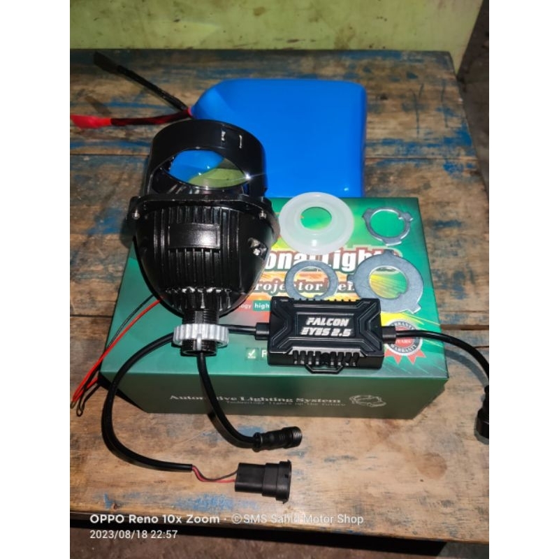 PROJECTOR PROJIE BILED SMS FALCON EYES 2,5 INCI DOBEL BOWL 40/50 WATT ORIGINAL SMS