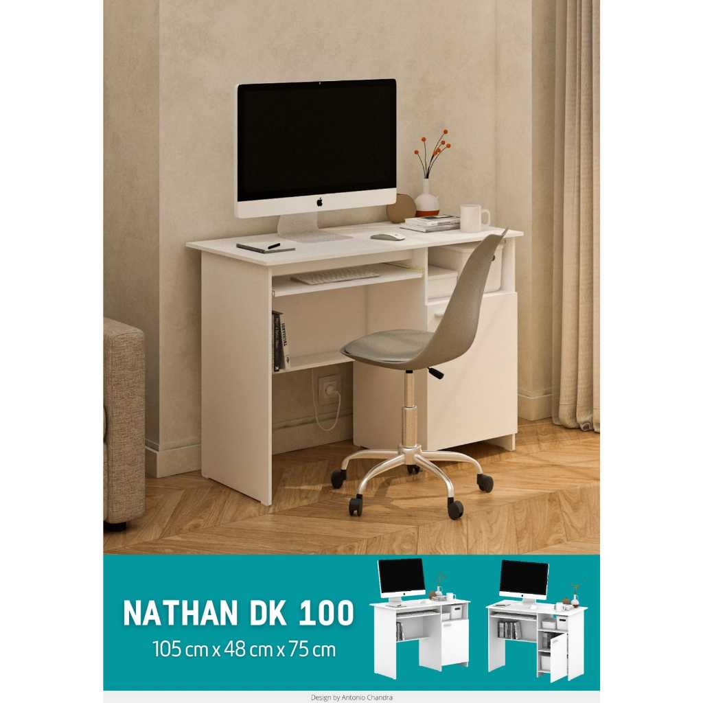 Pira Metropolis Computer Desk / Meja Komputer Minimalis / Meja Komputer Pira Metropolis - Pira Metro