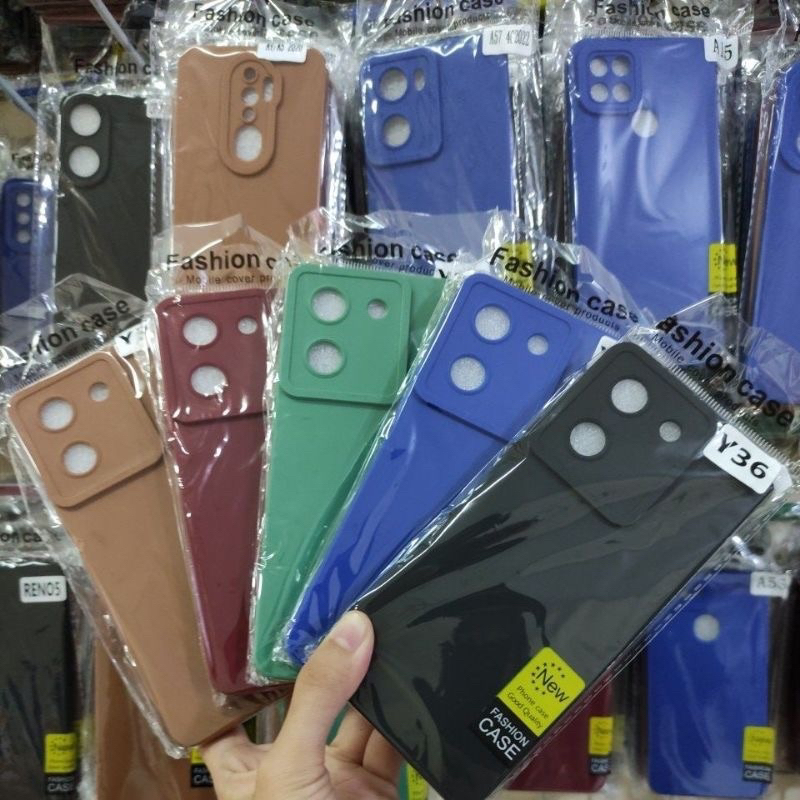 Softcase Macaron Type Case Hp Vivo Y36 All Type Terbaru