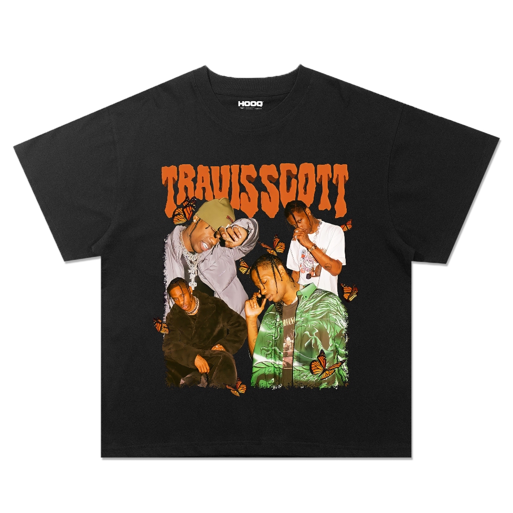KAOS VINTAGE TRAVIS SCOTT  - TRAVIS SCOTT / UNISEX / OVERSIZE / COD / TRAVIS SCOTT