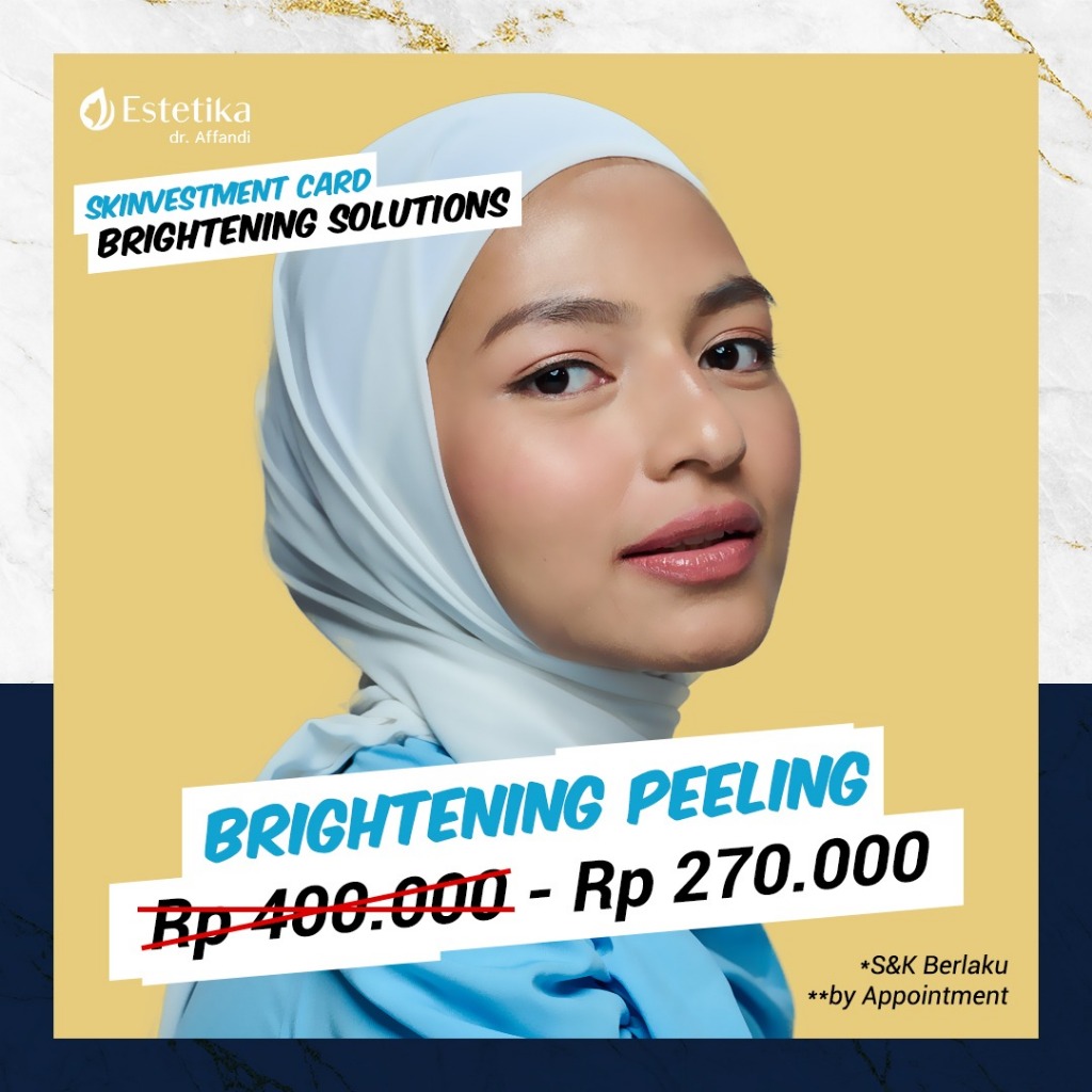 Skinvestment Card Brightening Peeling - Estetika dr. Affandi