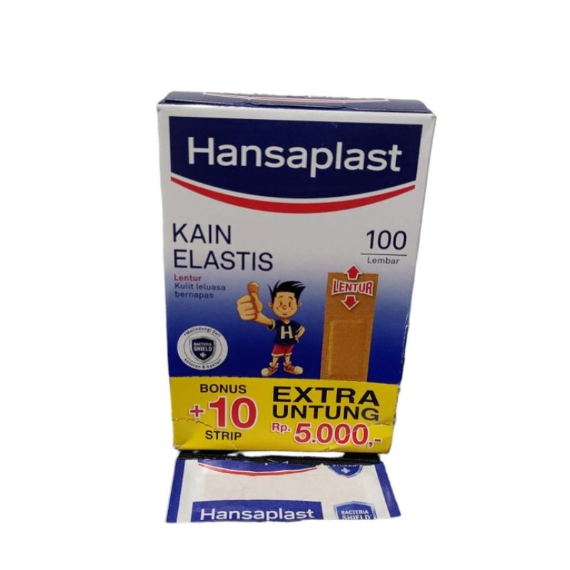 

Hansaplast Plester Kain Elastis isi 110 strip (100 + 10) TERLARIS