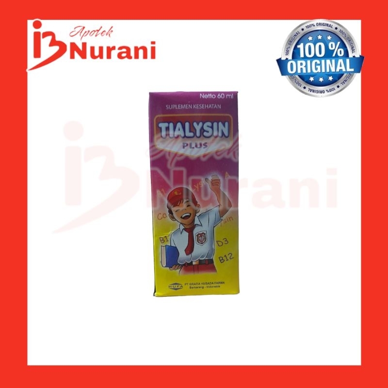 TIALYSIN PLUS DHA SIRUP 60 ML vitamin anak