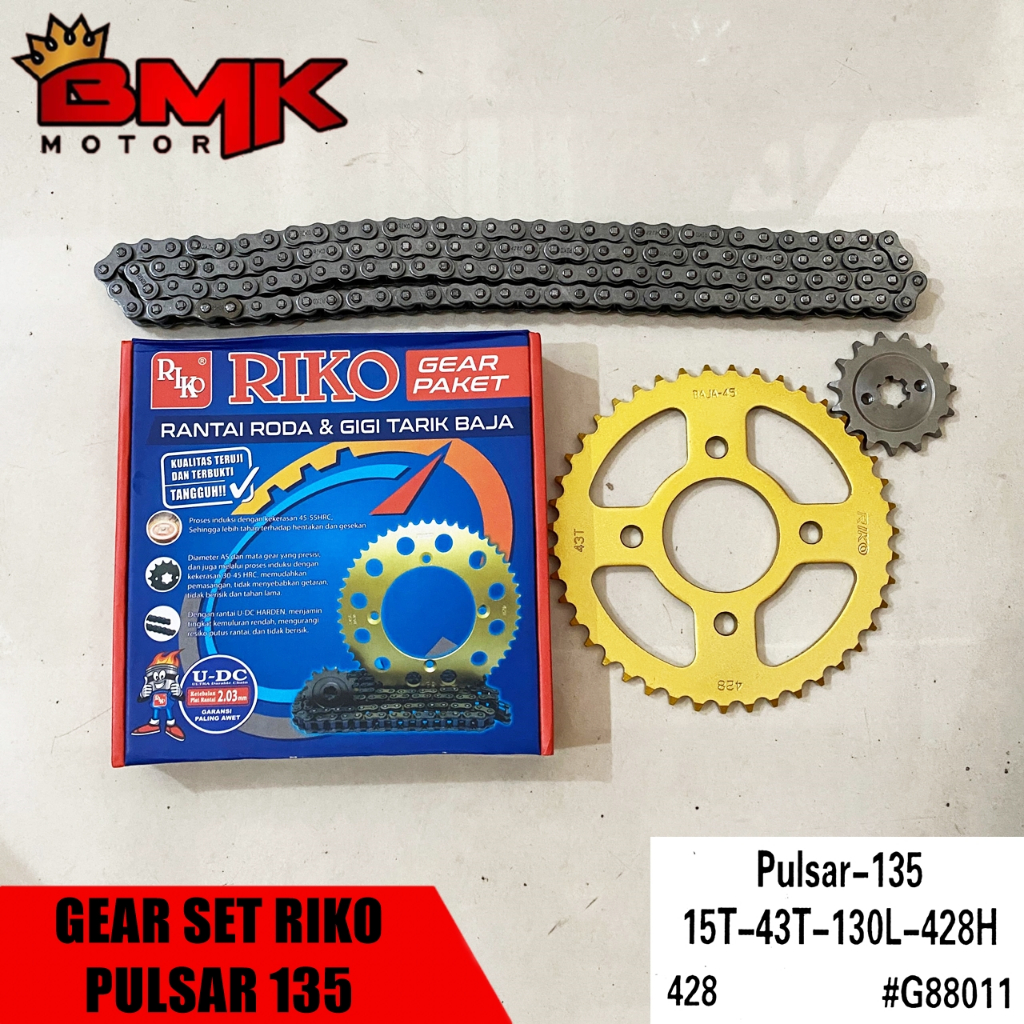 Riko Gear Set Pulsar 135